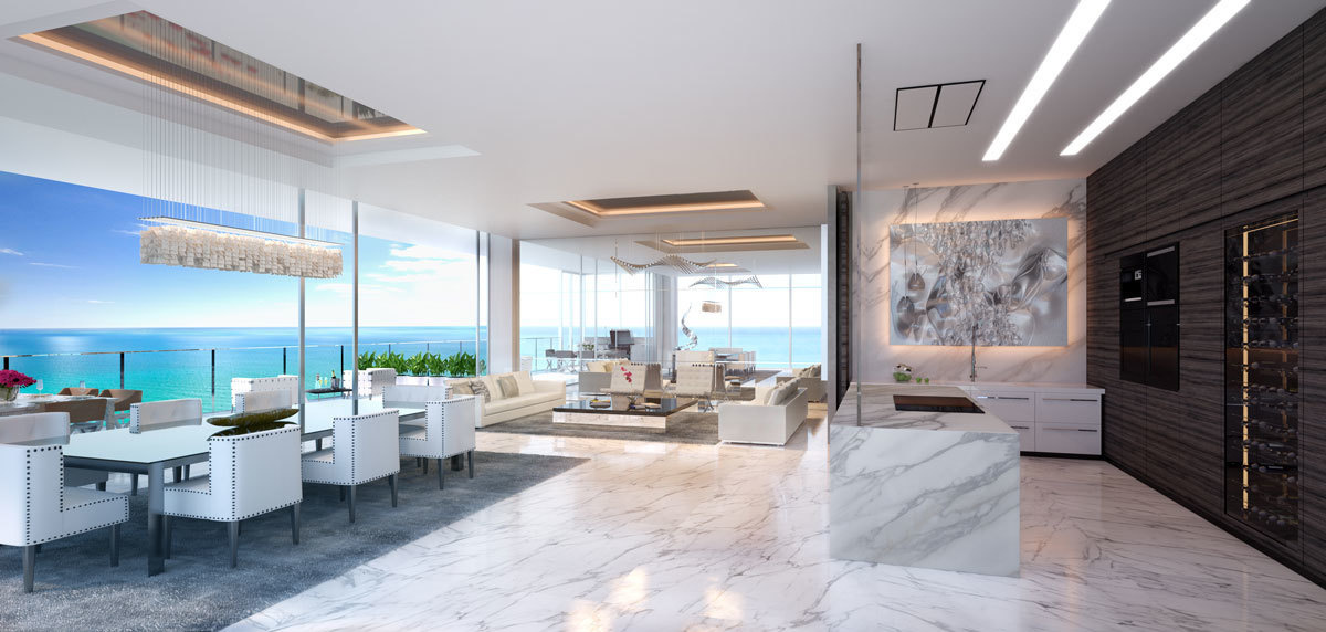 Rendering: Muse Residences in Sunny Isles is a 68-unit residential tower opening in January 2018.