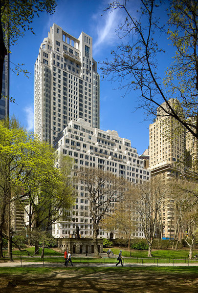 One of Rober A.M. Stern Architects' most famous buildings, 15 Central Park West, is shown above.